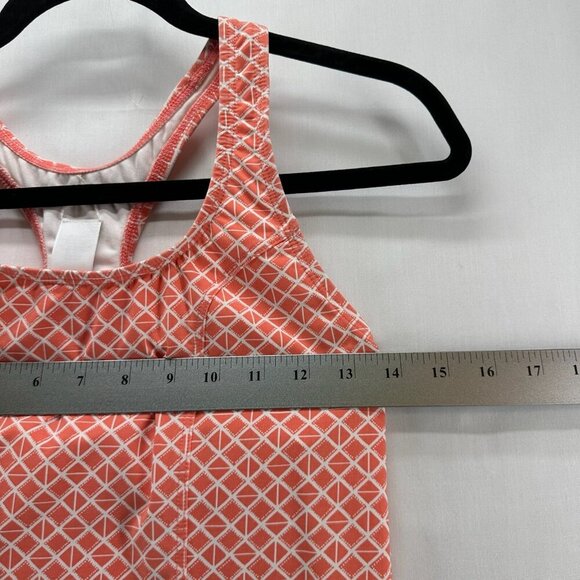 Carve Designs Tank Top Womens Sz XS Diamond Grid Racerback Sleeveless Orange - Picture 4 of 10
